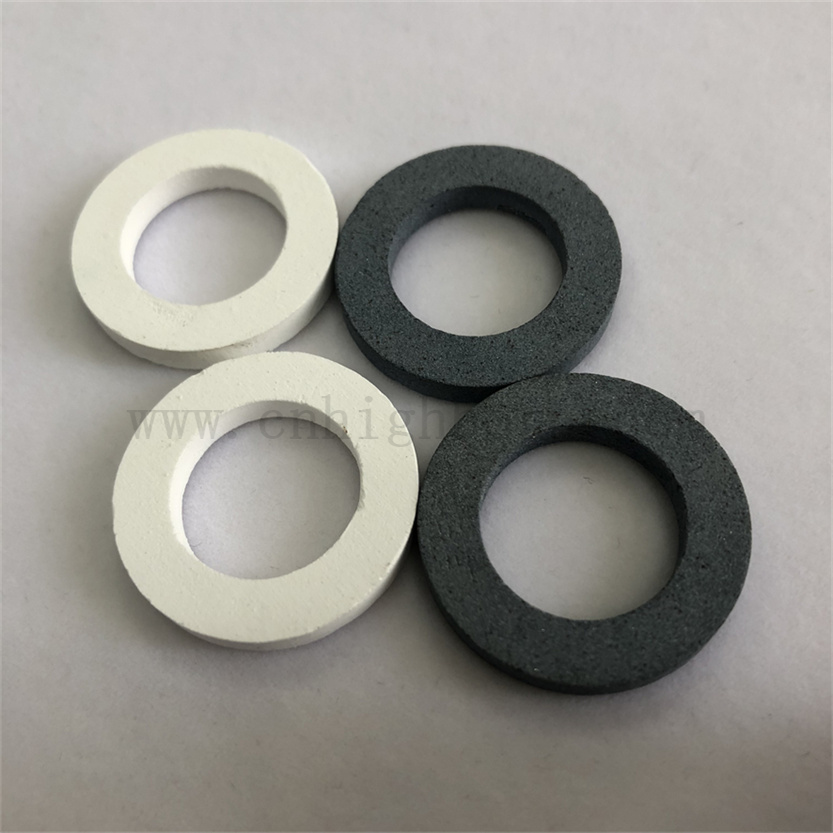 Porosità Disco di aroma ad anello di ceramica porosa personalizzata per volatilizzazione dell'olio essenziale