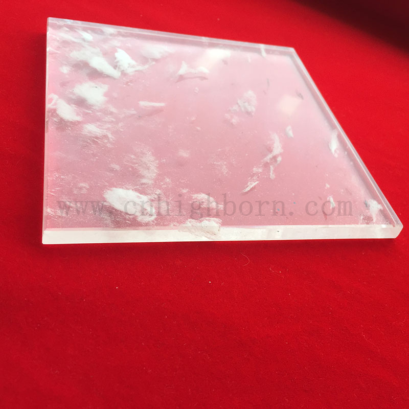 Grande resistenza ad alta temperatura a temperatura fusa teratura silice per forno barbecue piastra in quarzo