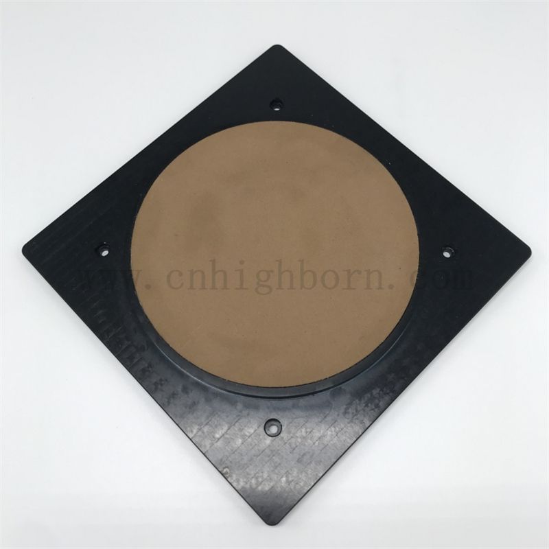 Disco ceramico personalizzabile Distribuito uniformemente Apertura rotonda rotonda Al2O3 Chuck / Componenti 