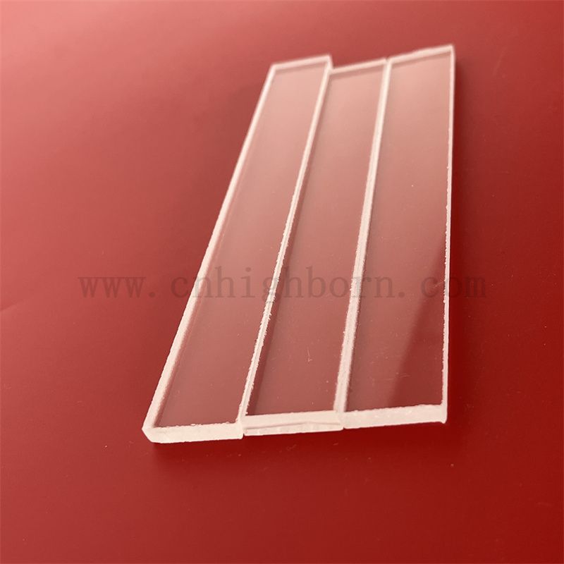 Foglio di vetro trasparente di resistenza alla corrosione chimica