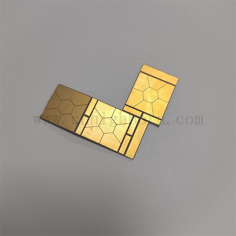 MO MN personalizzato Alumina AL2O3 DBC DPC AMB METALLIZZATO CERAMICO PER COMPONENTO ELETTRONICO