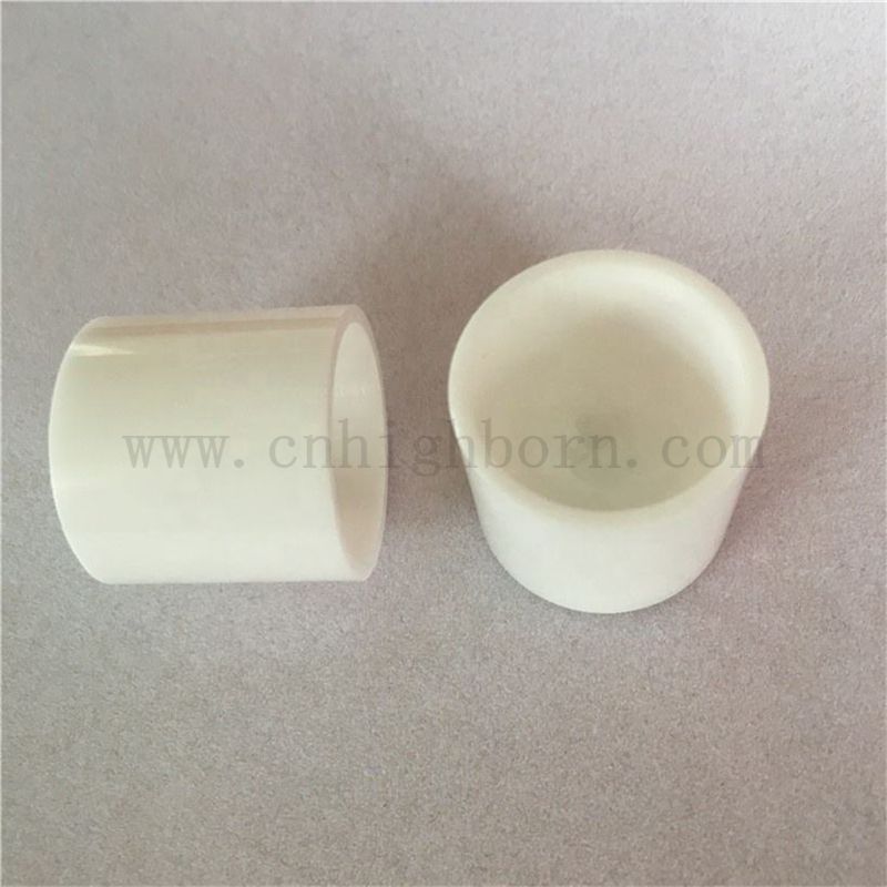 Zirconia resistente all'HEST Crucibile per la fusione della stabilità termica zro2 crogiolo ceramico