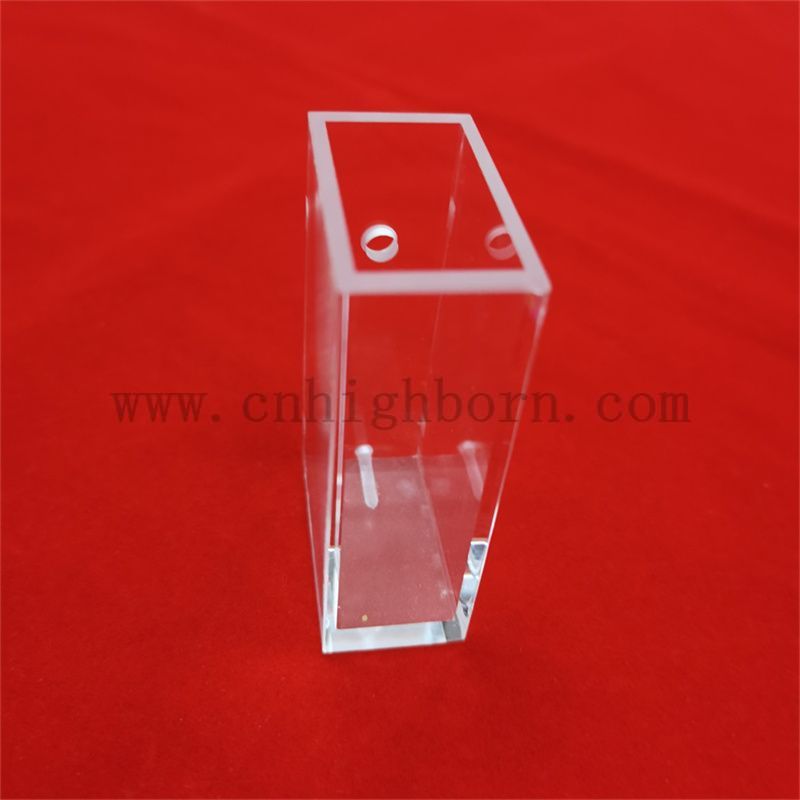 Spettrometro da laboratorio Cuci in vetro in vetro di vetro di vetro in quarzo cella grande cella grande cella grande cuvetta ottica in vetro