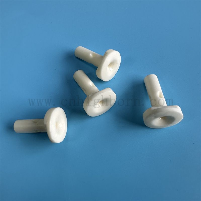 Precisione isolante elettrica 99,85% Pin in ceramica di allumina AL2O3