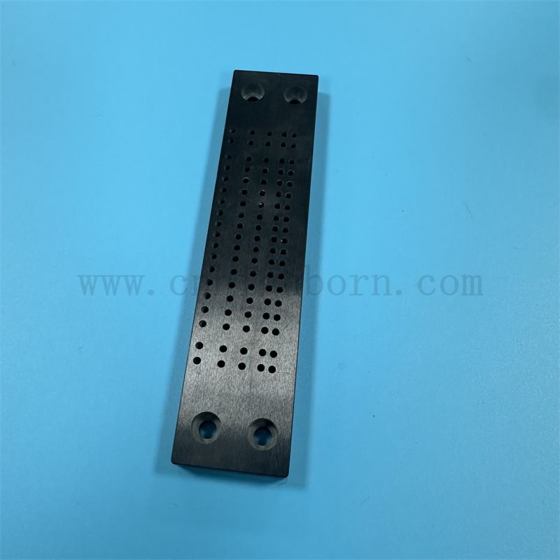 Barra ceramica di ossido di zirconio nero /piastra ad alta durezza resistente alla corrosione