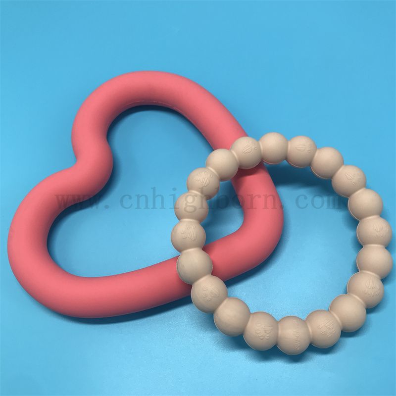 Denti da pet in gomma in silicone che macina il cibo per alimenti resistenti all'anello di gomma silicone mordace