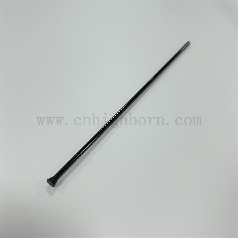 Sinterizzazione della pressione del gas personalizzata SI3N4 Stick ceramico Silicone Nitruro di barra dell'albero in ceramica