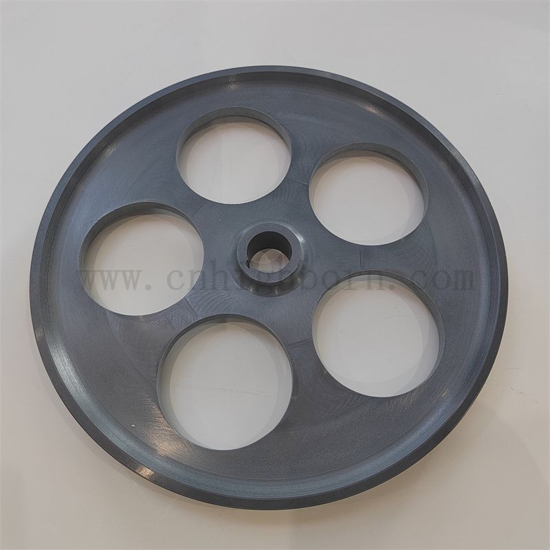 Disco di ceramica di scudo di calore a nitruro di silicio SI3N4 Parti in ceramica per fornace di idrogenazione