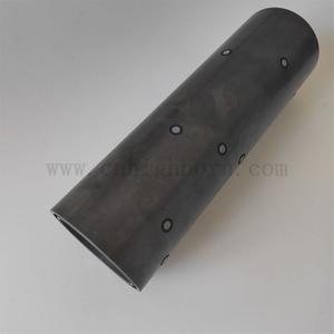 Accessori di polvere di tubo in ceramica Sic in carburo di silicio ad alta temperatura personalizzato per fornace industriale