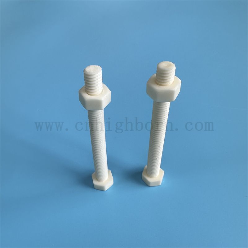 Industrial 99 Allumina Ceramic Solti di struttura strutturale Progettazione dello stampo e personalizzazione Componente ceramica