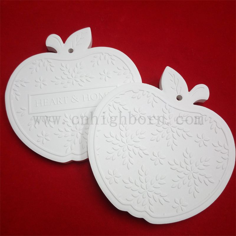 Piastra di diffusore senza fiammetto Logo personalizzato Giardaroba Olio essenziale Aroma Fragranza ceramica