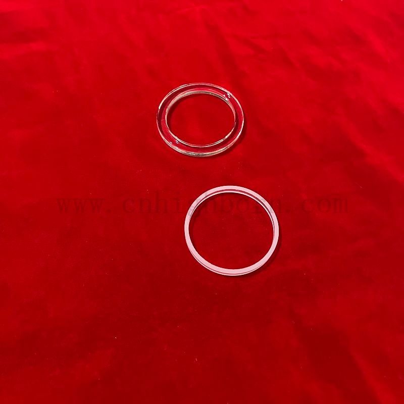 Flangia di quarzo a macinatura chiara di alta qualità per personalizzare