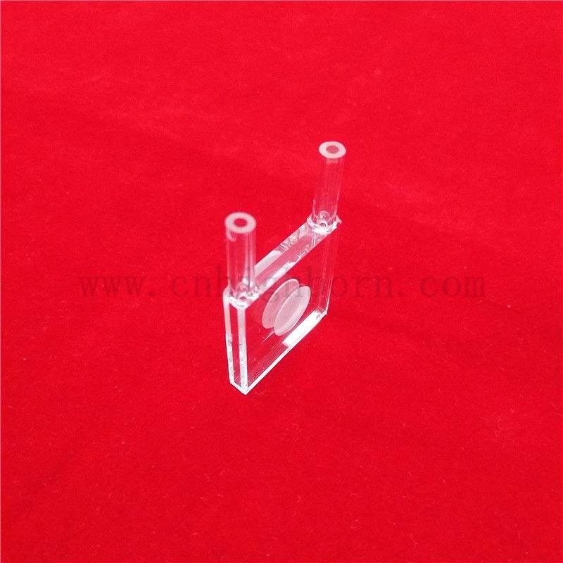  Strumenti di ricerca di laboratorio Analyzer chimica Reazione Cuvetta al quarzo per spettrofotometro visibile