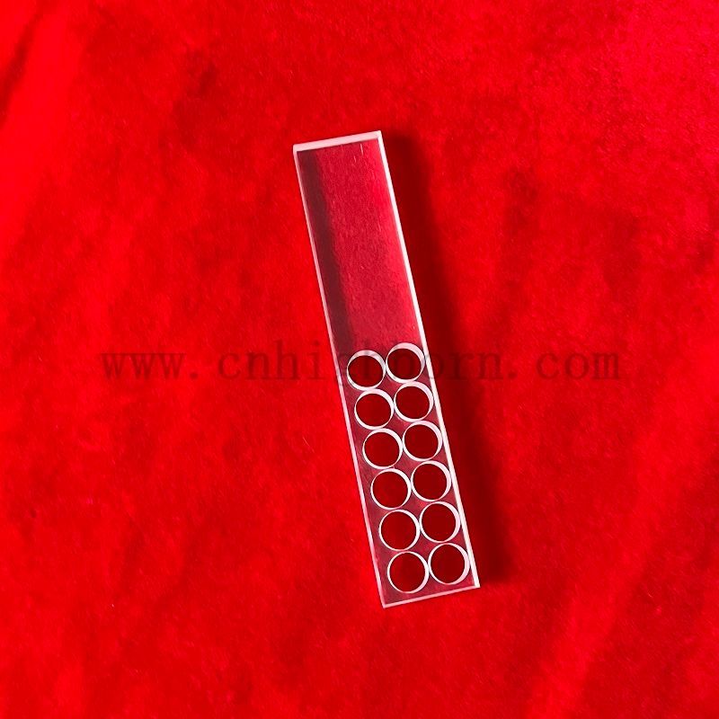 Piastra di rectatagolo di quarzo perforato