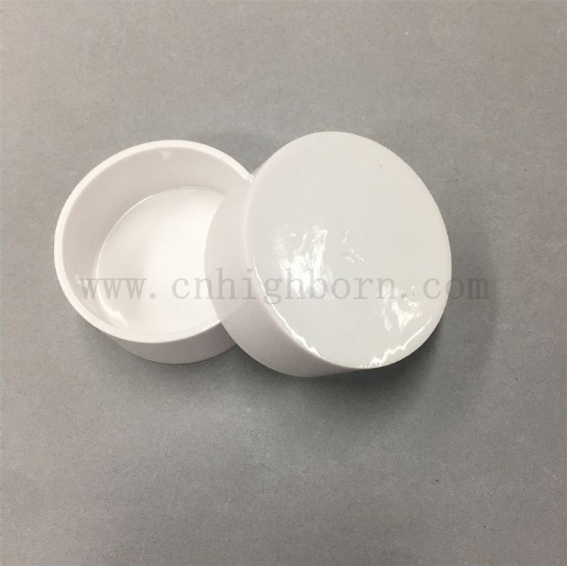 Glazing Surface Alumina Crucible Alumina Cramica Crucible