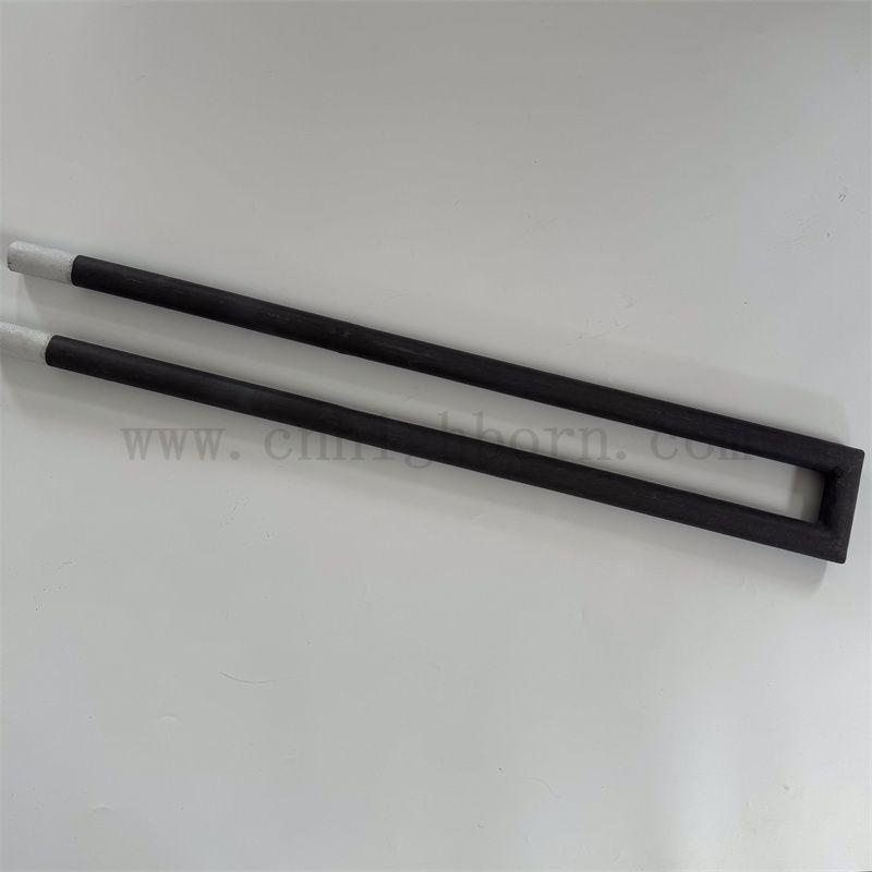 Isolatore di asta di riscaldamento in carburo di silicio refrattario Isolatore di tipo U tubo in ceramica