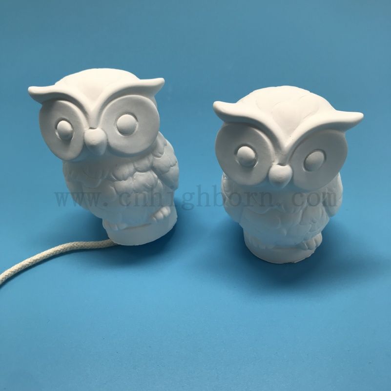 Owl Car Aromatherapy Car Air Conditioning Outlet Decoration Diffuser Stone Ceramic Gypsum Olio Essenziale Diffusore