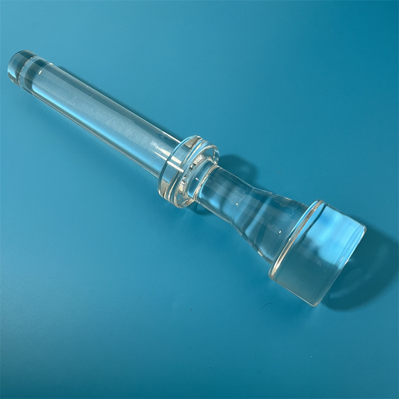 Resistenza di calore trasparente asta di quarzo in vetro di silice personalizzato 