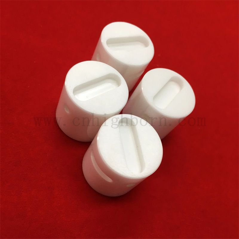 Asta scanalata di zirconia in lavorazione Zro2 Machined di precisione