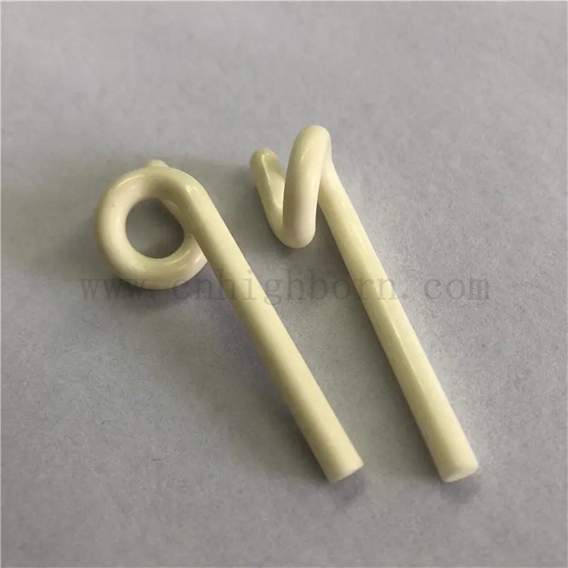 Resistenza all'usura AL2O3 Guide in ceramica in ceramica in ceramica di allumina