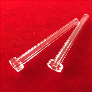 Tubo in vetro di silice al quarzo fuso trasparente personalizzato resistente al calore