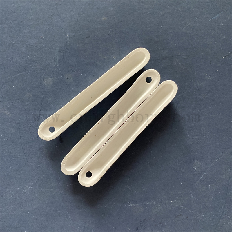 Alumina di laboratorio di resistenza ad alta temperatura Crucible 77 88 mm Burning Boat