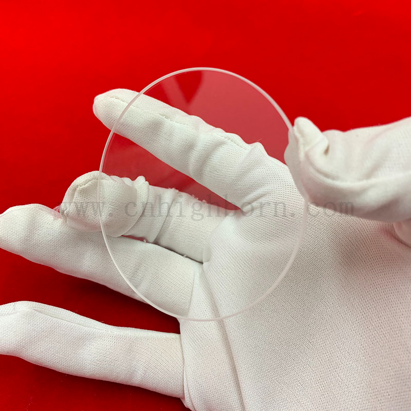 Finestra in vetro ottico BK7 Piastra wafer con substrato in vetro