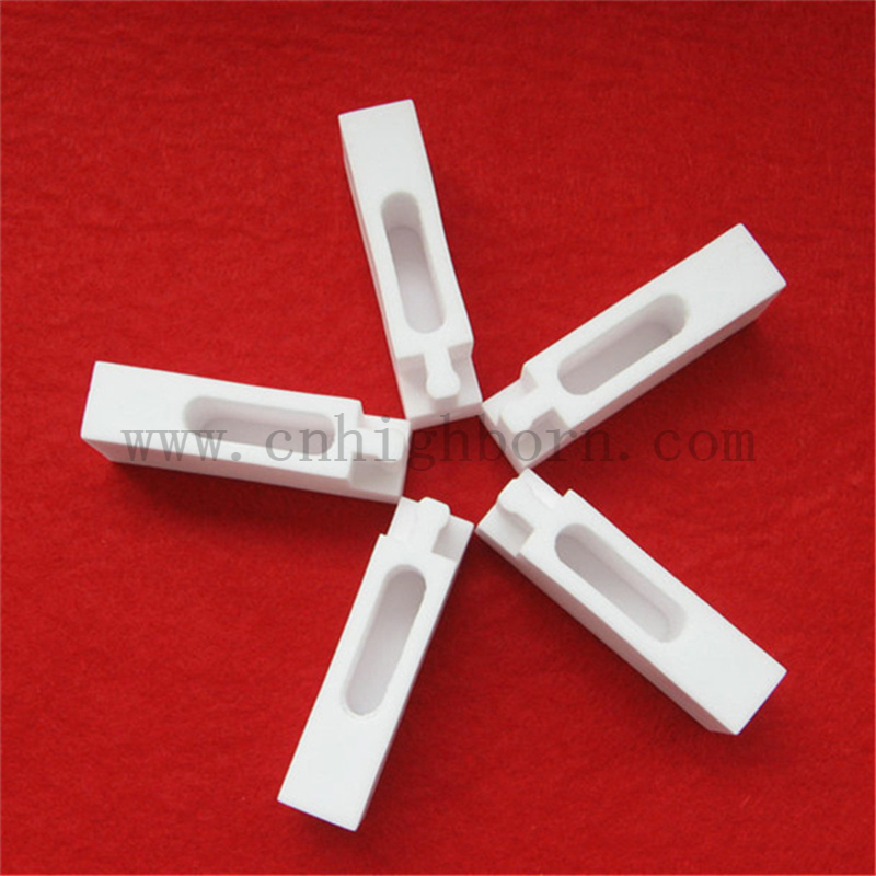 PARTE CERAMICA AL2O3 personalizzata 95 ALUMINA BLOCCO DI ALUMINA
