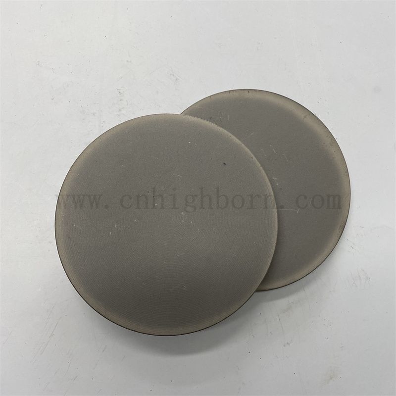 Piastra rotonda in carburo di silicio in carburo di silicio ad alta durezza personalizzata