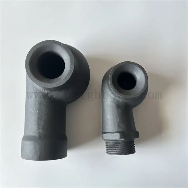 Tubo ceramico in carburo di silicio in carburo di fumio in ceramica ceramica rbsica