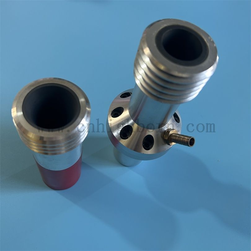 Ugello set interi set di ugello in ceramica in carburo di silicio con chiusura metallica 