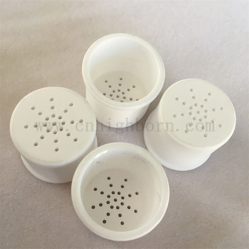 Analisi termica ceramica AL2O3 resistente all'alta temperatura con coperchio metallico