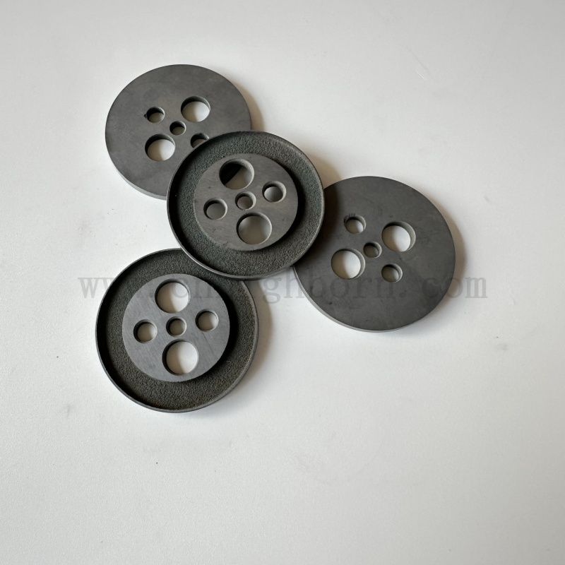  SIC Ceramic Disc Shilvery tondo in carburo di silicio con alta resistenza all'usura