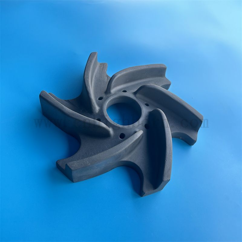 Reazione in carburo di silicio isolante Sinterita Sinterita di usura Sic Blocco irregolare