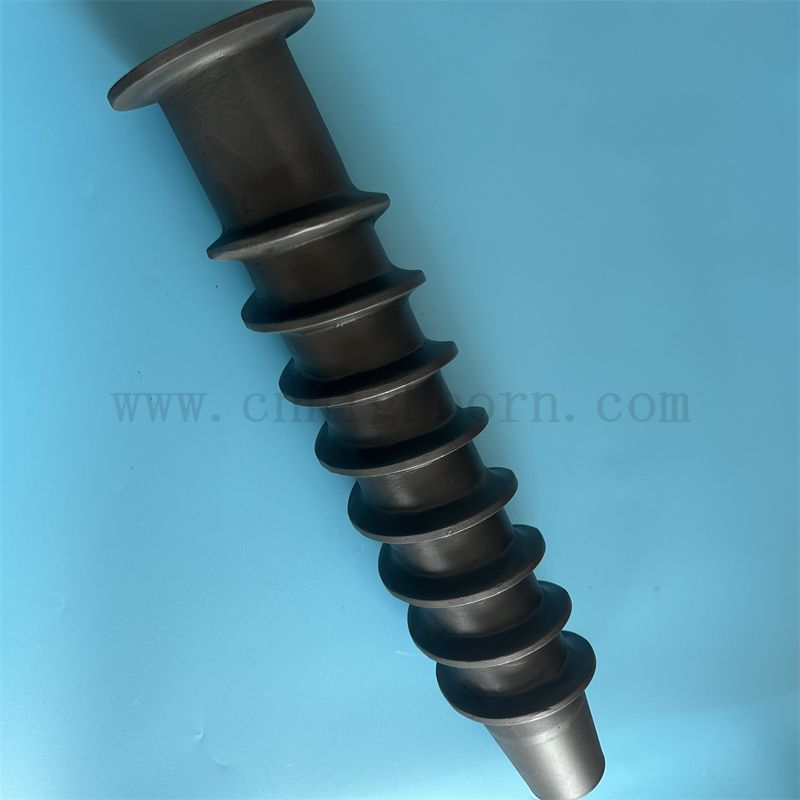 Resistenza alla corrosione Tubo in carburo di silicio in ceramica RBSIC