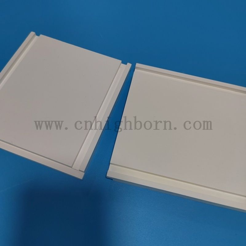 Short Tempo di consegna in ceramica Pia di nitruro di boro con scanalature