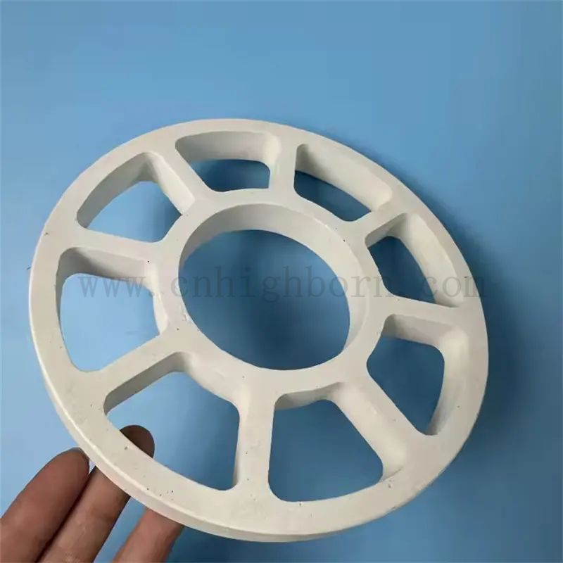 Parti di cordierite bianca refrattaria anello in ceramica per forno