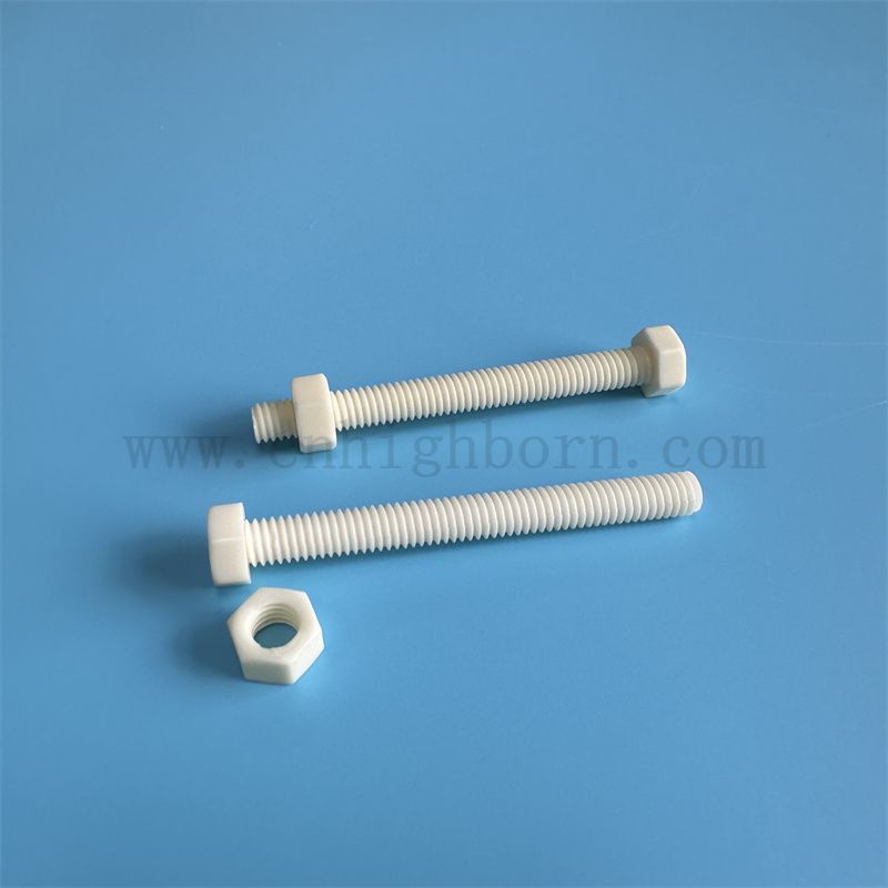 Bullone e da dado esagonali AL2O3 personalizzato Alumina Alumina AL2O3