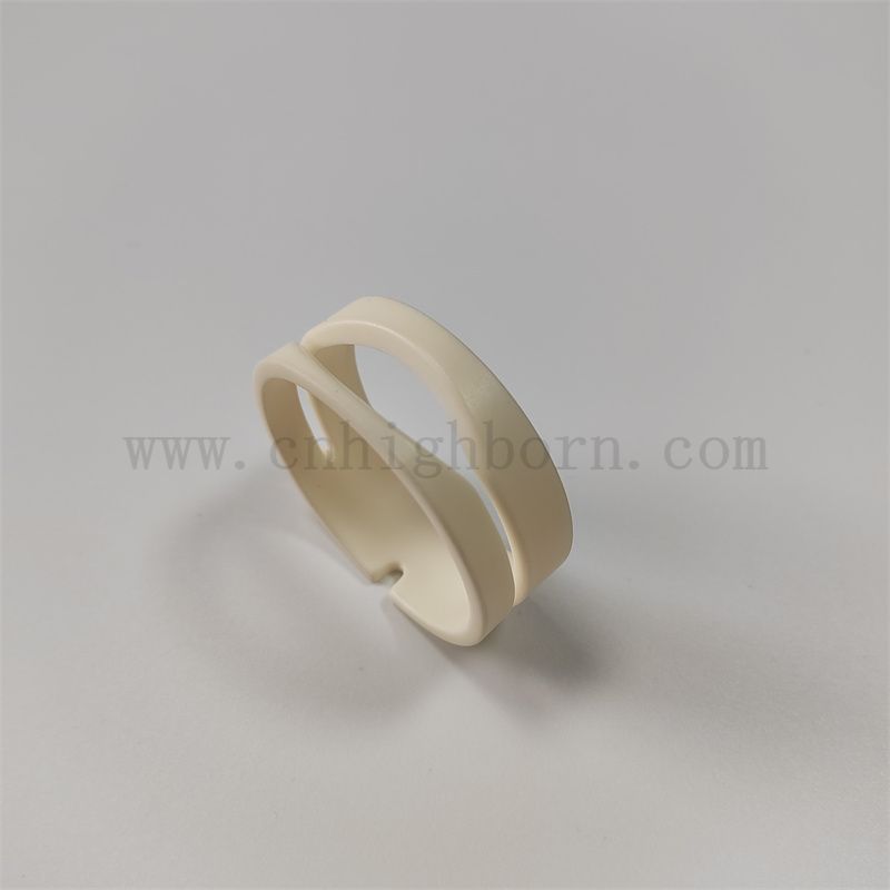 Allumina di resistenza all'usura personalizzata 95 99% AL2O3 ANELLO DI SAPACER CERAMICA PARTE ALLUMINA
