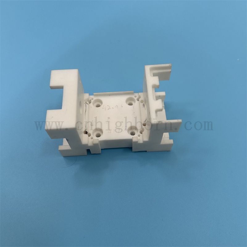 CNC Precision Machining Exating Isolatore Macle Macor Machinable Ceramic Reste Parts Components