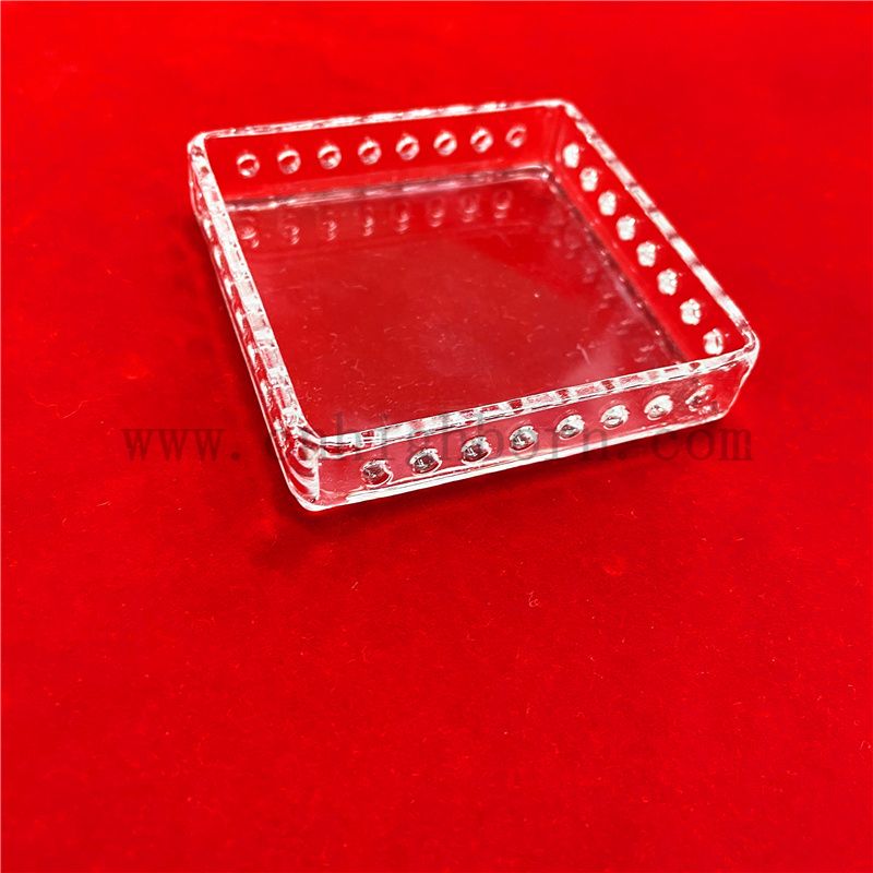 scatola di vetro di silice