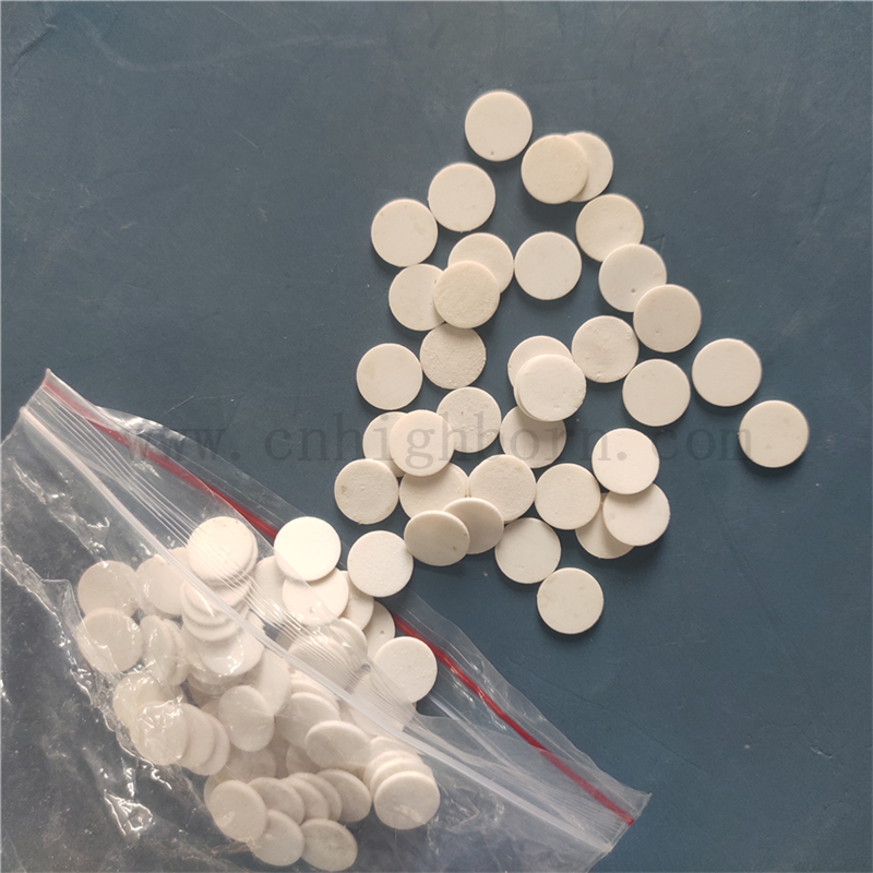 Disco di ceramica di ossido di magnesio ad alta purezza wafer mgo