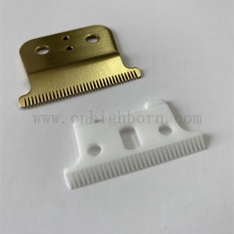 Match Match Zirconia Ceramic Ceramic Clipper Blade Set con lama da barbiere in metallo