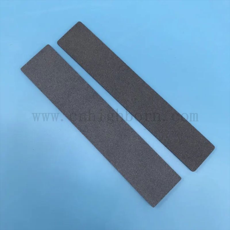 Striscia di filtro liquido in carburo di silicio poroso personalizzato Gas separazione dei rifiuti fogli ceramica