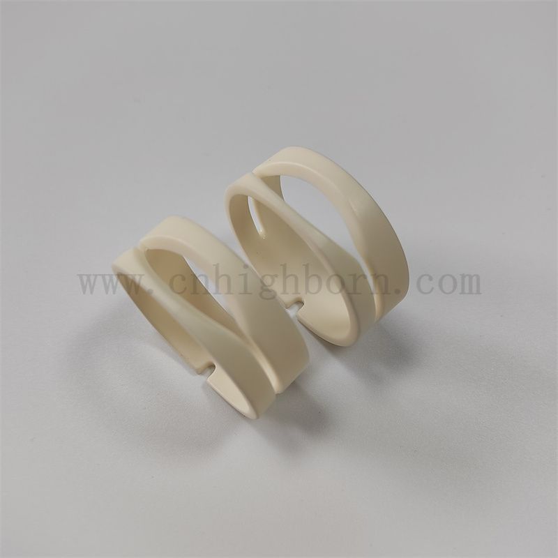 Anello in ceramica tessile di resistenza all'usura 99% parti di allumina
