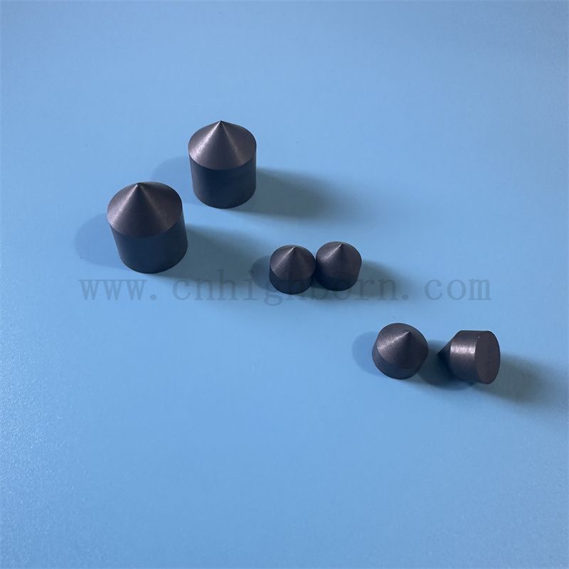 Blocco ceramico B4C in carbone in carburo di boro isolante.