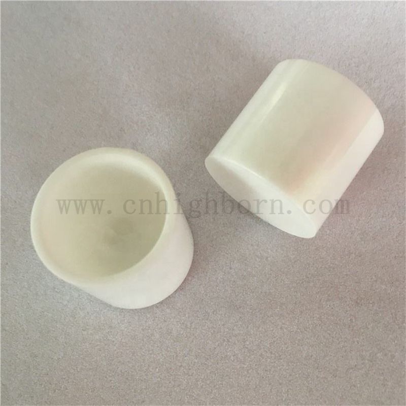Zirconia resistente all'HEST Crucibile per la fusione della stabilità termica zro2 crogiolo ceramico