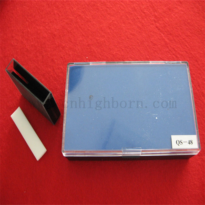 Parete nera ultra grandi grandi vetro in vetro in vetro cuvetta labware chimico