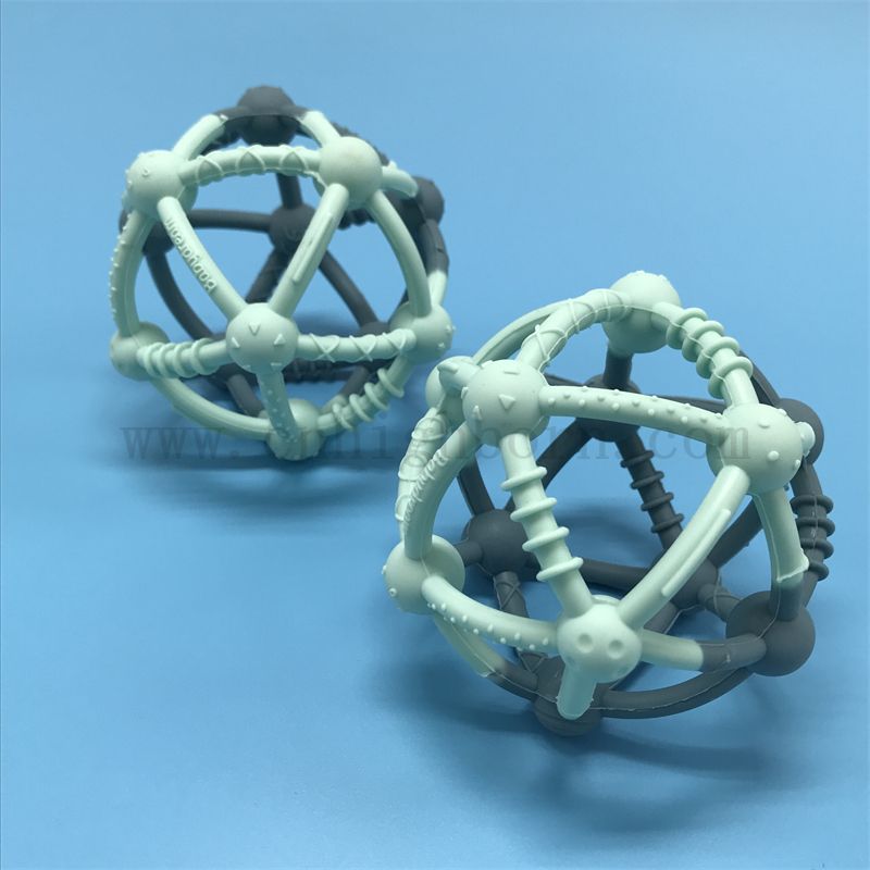 Sfera di silicone di grado alimentare palla molare giocattolo giocattolo giocattolo in gomma