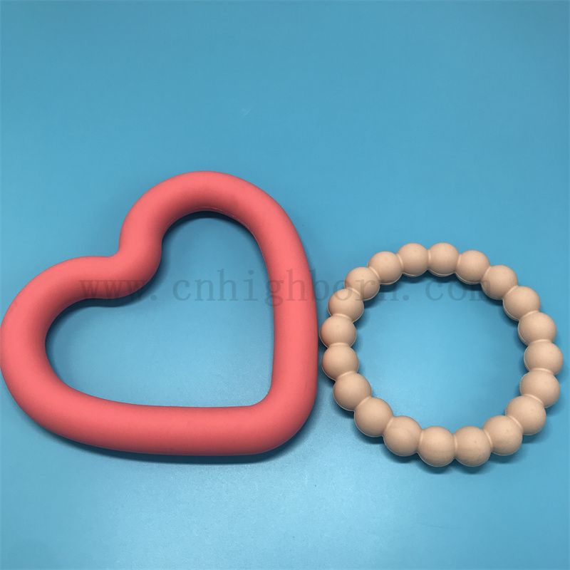 Denti da pet in gomma in silicone che macina il cibo per alimenti resistenti all'anello di gomma silicone mordace
